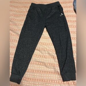 Girl’s Glitter Adidas Sweatpants - Size 12/14